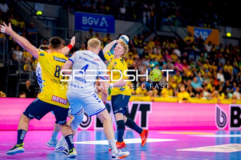 Gustav Davidsson (22, Rhein Neckar Löwen) wirft aufs Tor