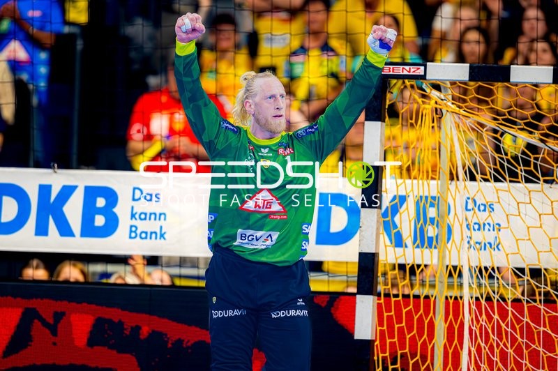 Jubel Mikael Appelgren (1;Rhein Neckar Löwen) Handball