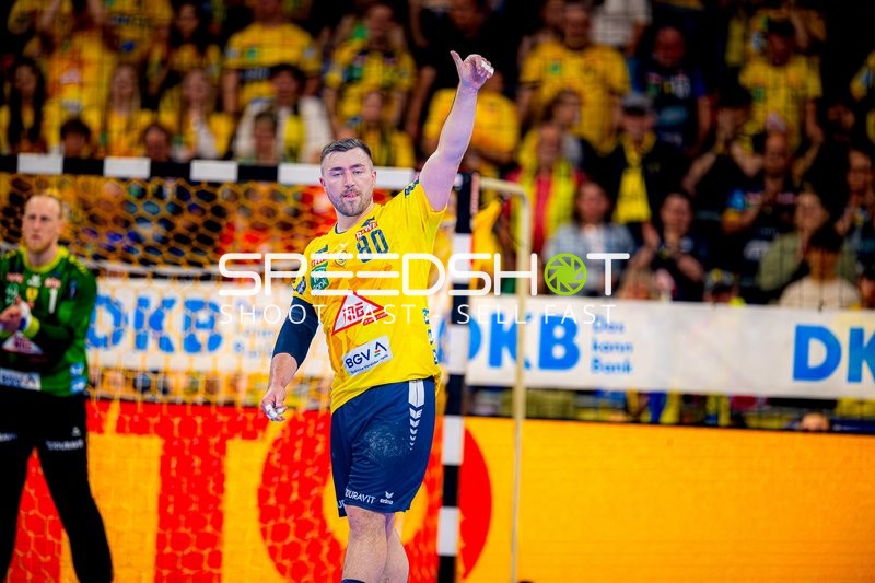 Jubel Jannik Kohlbacher (80;Rhein Neckar Löwen) Handball