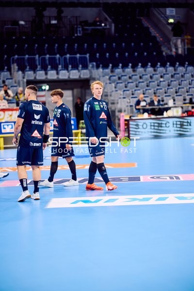 Spieler in Abwehrstellung