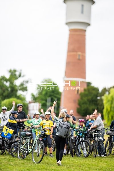 Community-Aktivität mit Fahrrädern