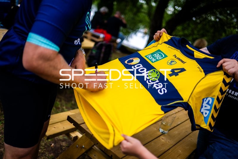 Handball-Szene ohne Aktion