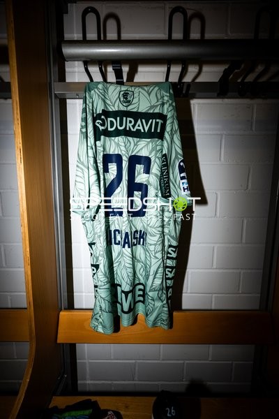 Trikot von Niklas Michalski (26; Rhein Neckar Löwen) im Spind