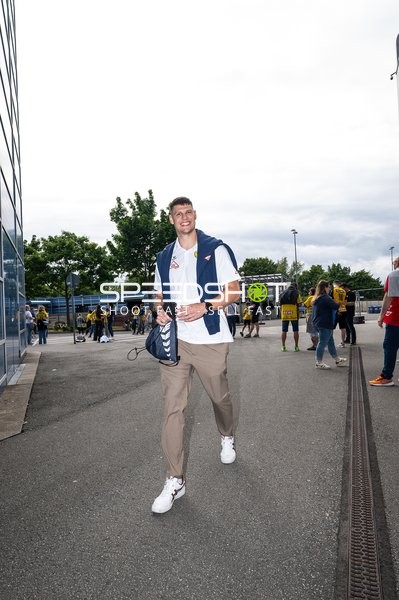 Spieler bereitet sich vor