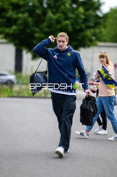 Spieler bereitet sich vor