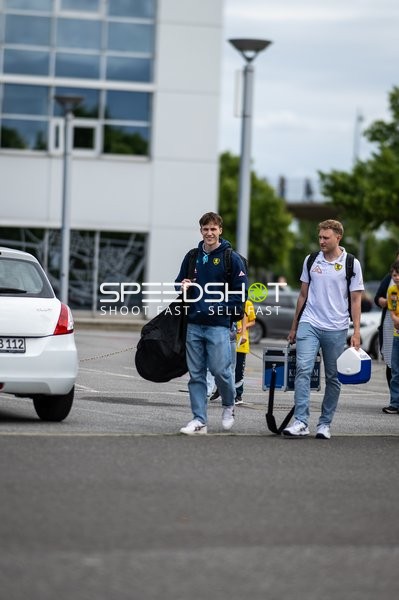 Thilo Maier auf dem Weg zum Spielfeld