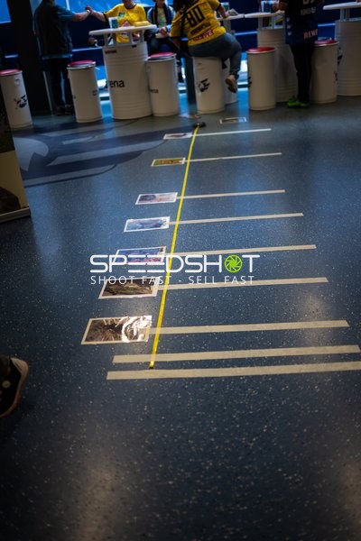 Spielfeldszene ohne Aktion