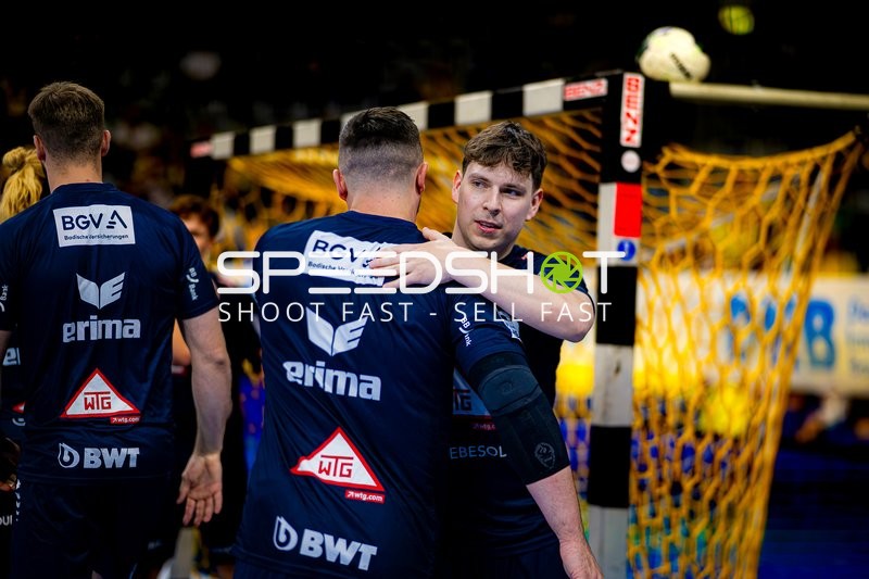 Jubel nach Tor für Rhein Neckar Löwen