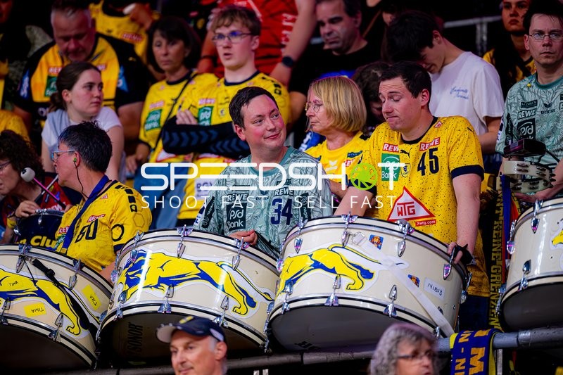 Jubelnde Fans bei Rhein Neckar Löwen