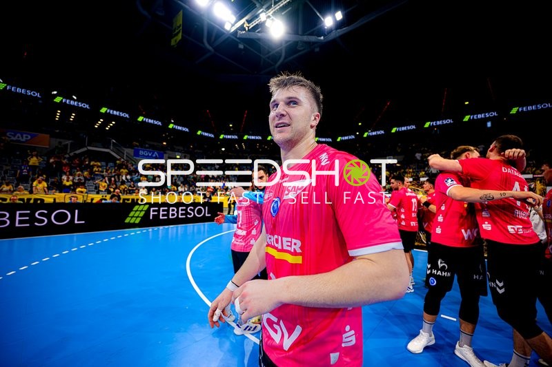 Jubel bei TVB Stuttgart Spieler