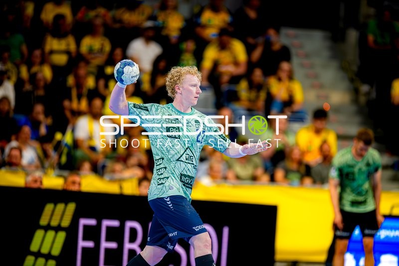 Wurf von Gustav Davidsson (22; Rhein Neckar Löwen)