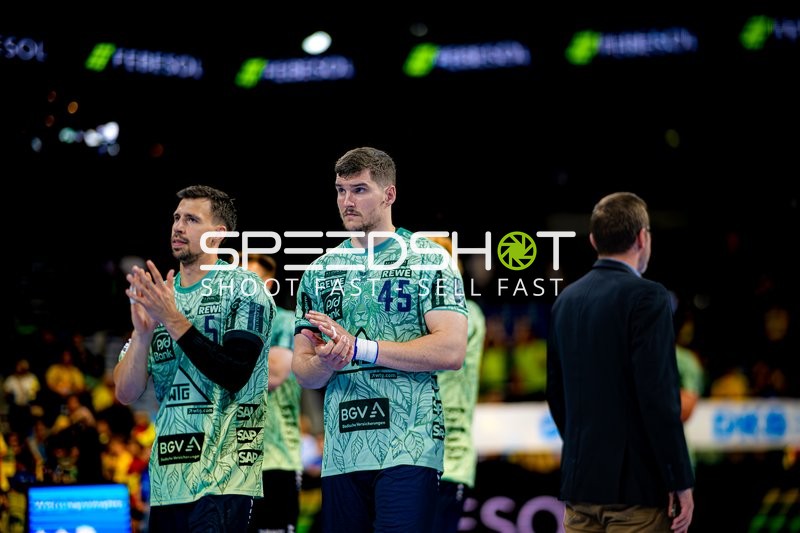 Spieler applaudieren gemeinsam