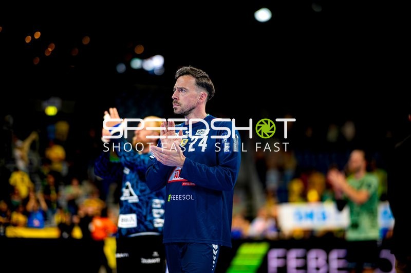 Applaus für Patrick Groetzki (24; Rhein Neckar Löwen)