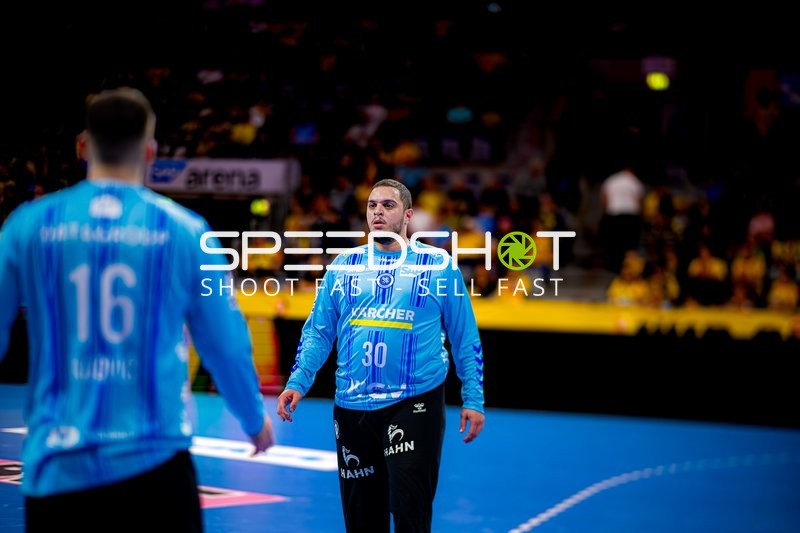 Spieler Samir Bellahcene (30; TVB 1898 Stuttgart) am Ball