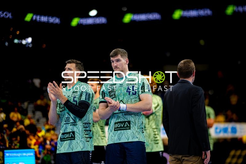 Spieler applaudieren gemeinsam