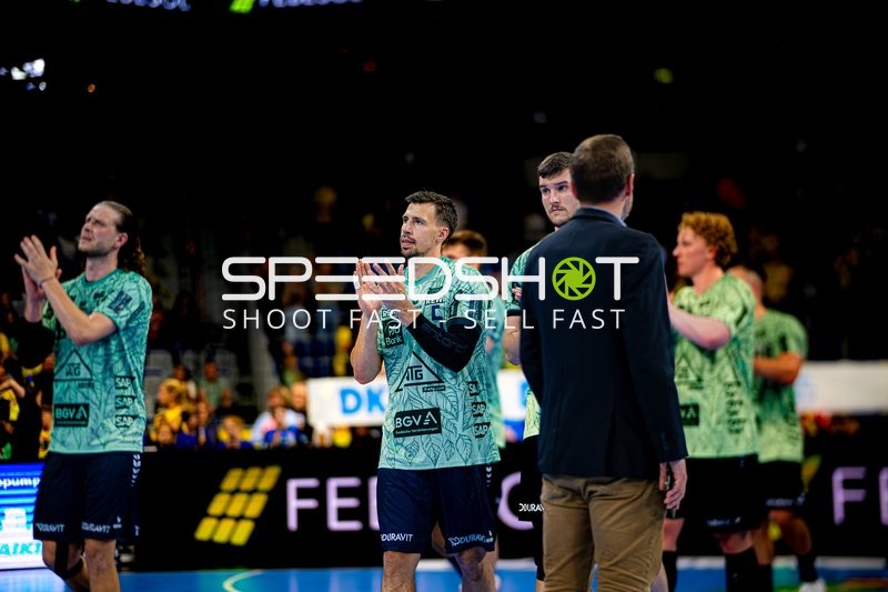 Rhein Neckar Löwen feiern Sieg