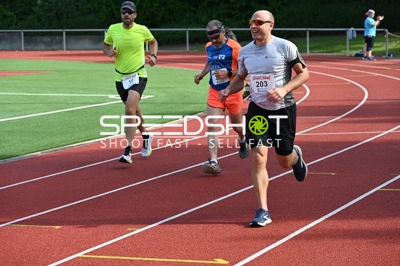 Läufer auf der Bahn