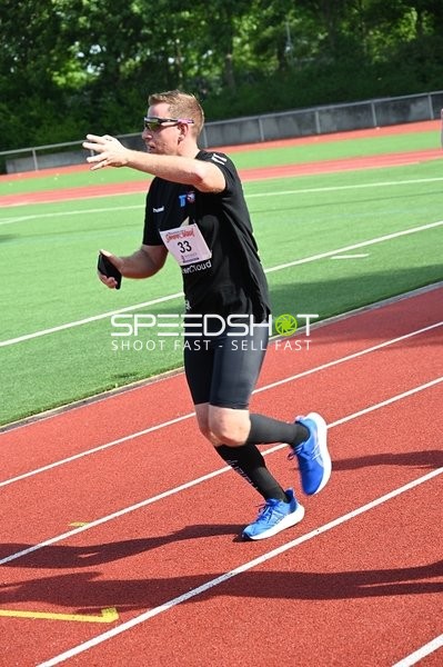 Läufer auf der Bahn