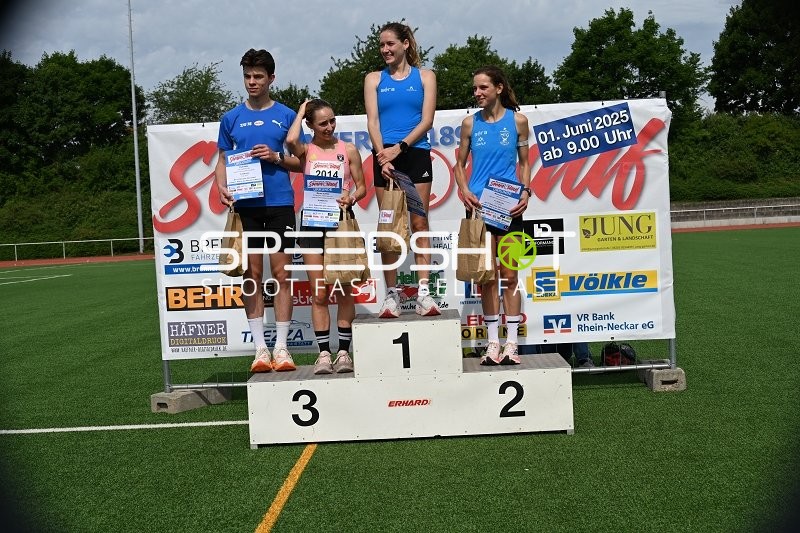 Siegerehrung TVE Sommerlauf Edingen