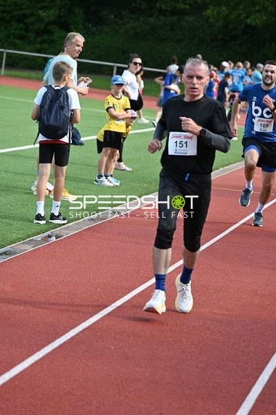 Läufer auf der Laufbahn