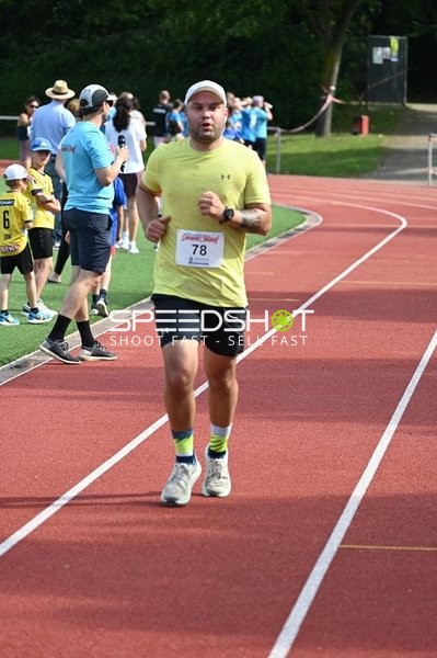 Läufer auf der Bahn