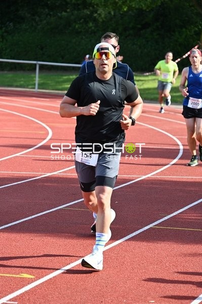 Läufer auf der Laufbahn