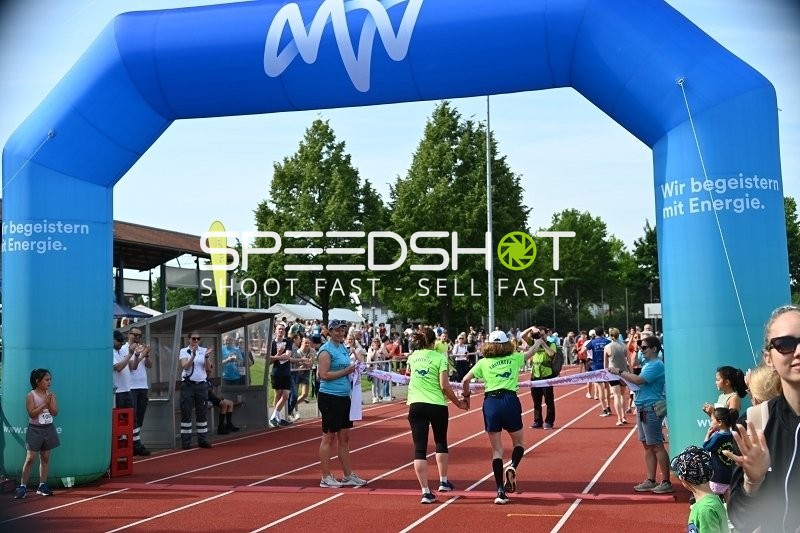 Zieleinlauf beim Sommerlauf