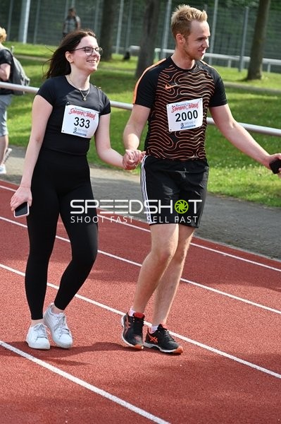 Gemeinsamer Lauf beim TVE Sommerlauf