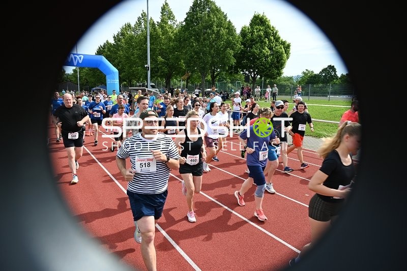 Läufer starten Lauf