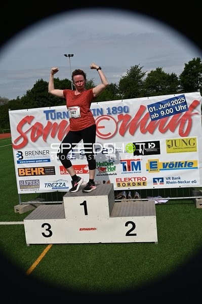 Siegerin TVE Sommerlauf Edingen