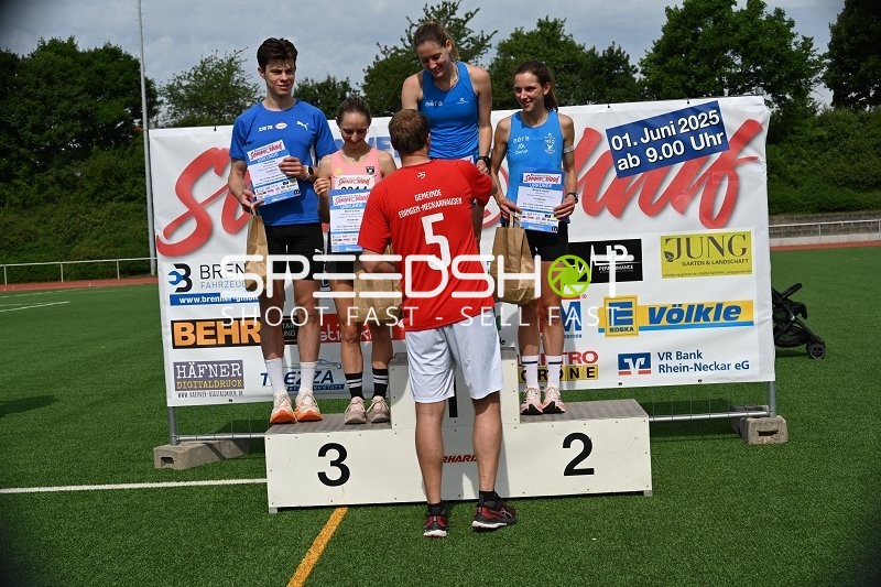 Siegerehrung TVE Sommerlauf Edingen