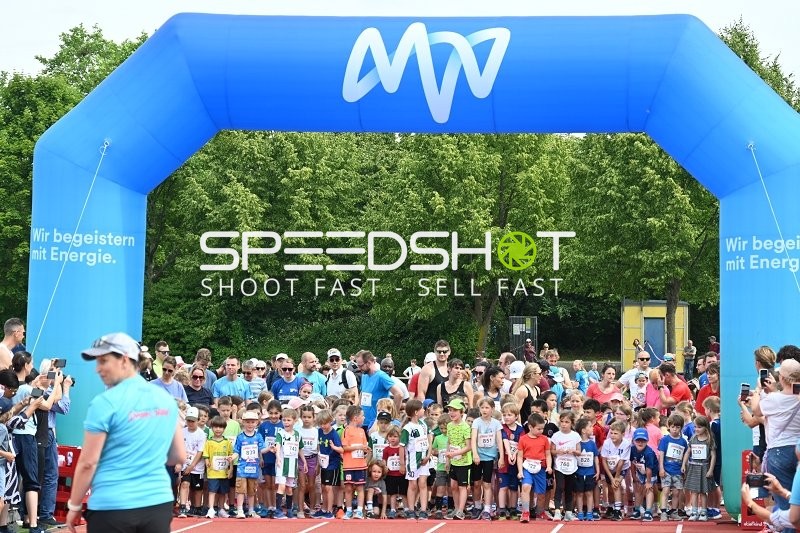 Startaufstellung TVE Sommerlauf Edingen