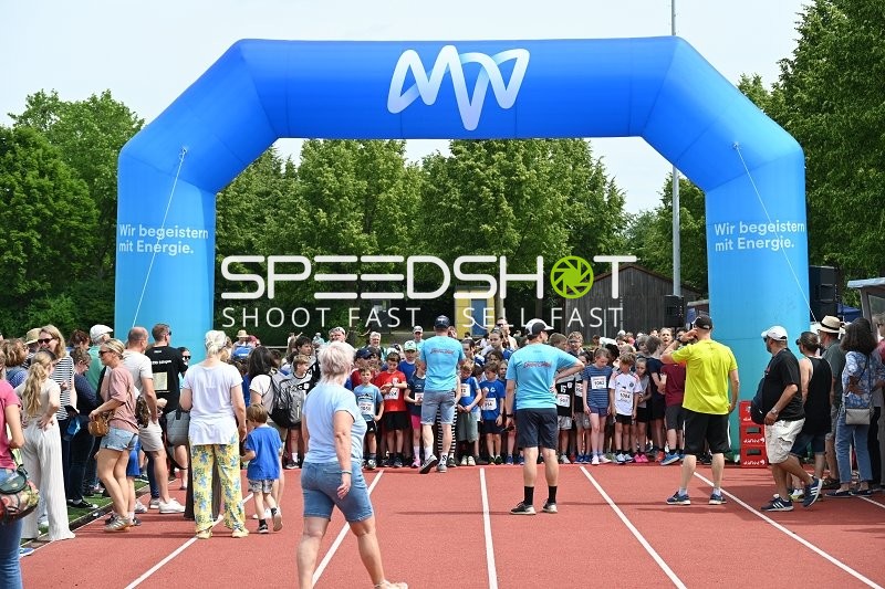 Startvorbereitungen TVE Sommerlauf Edingen