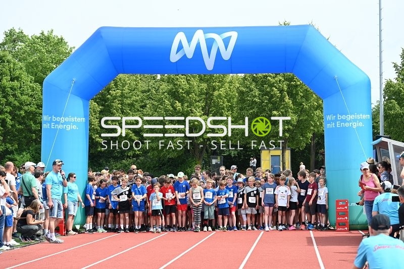 Startaufstellung TVE Sommerlauf Edingen 2025