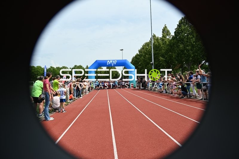 Startbereich TVE Sommerlauf Edingen