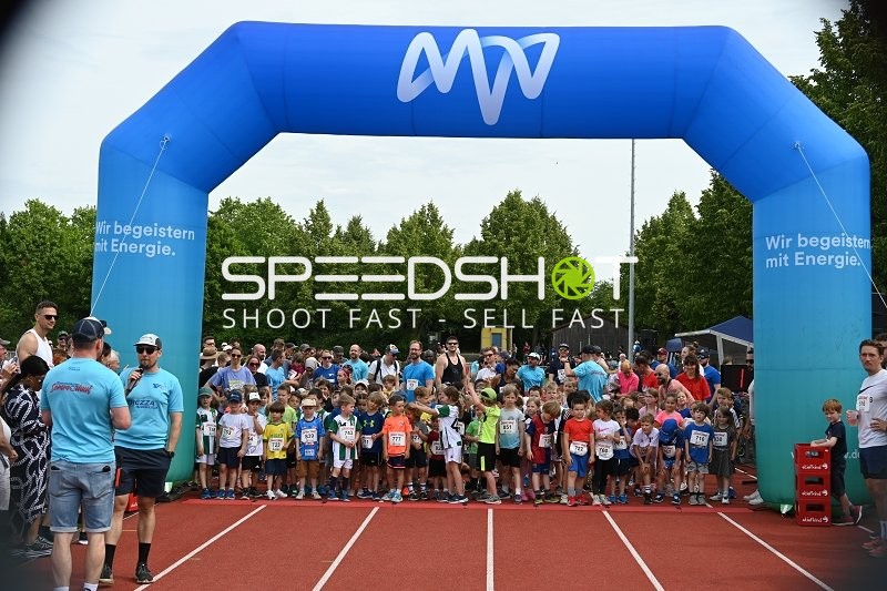 Startaufstellung TVE Sommerlauf Edingen