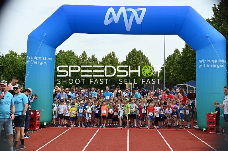 Startaufstellung TVE Sommerlauf Edingen