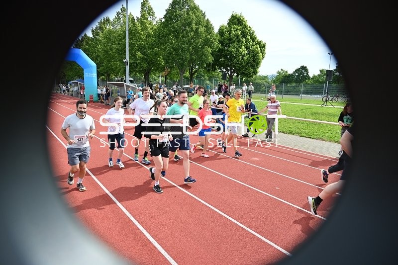 Gemeinsamer Lauf beim TVE Sommerlauf