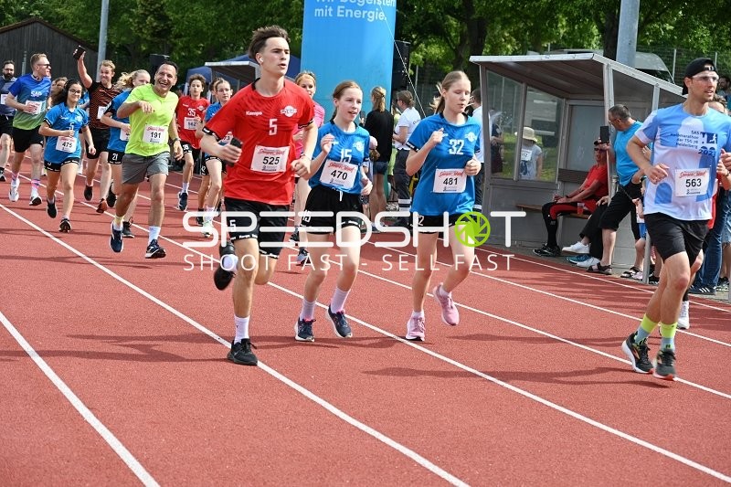 Gemeinsamer Laufstart TVE Sommerlauf