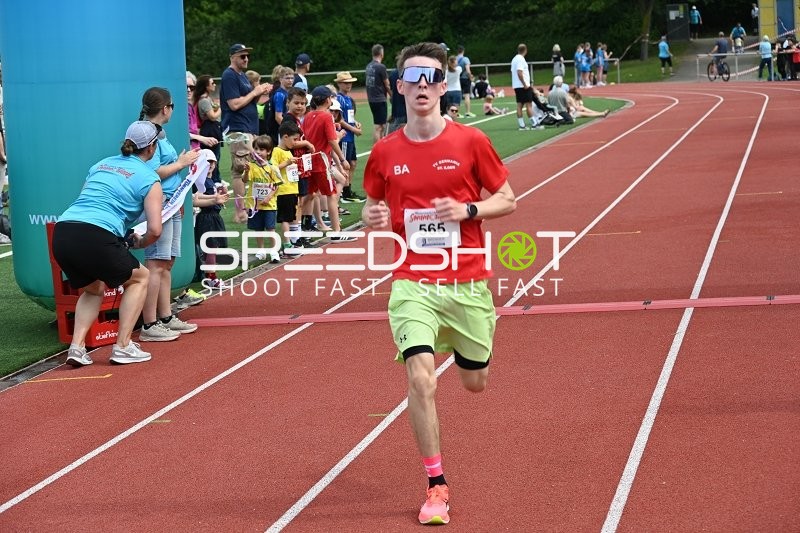 Läufer auf der Bahn