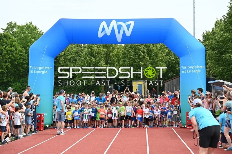 Startaufstellung TVE Sommerlauf Edingen