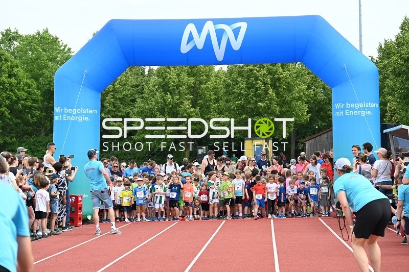 Startaufstellung TVE Sommerlauf Edingen