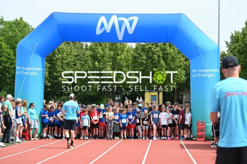 Startaufstellung TVE Sommerlauf Edingen