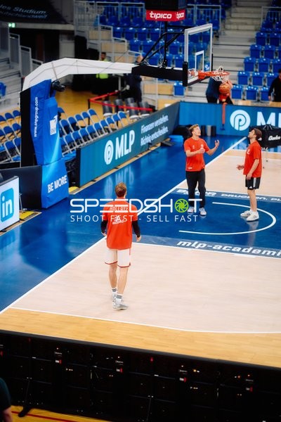 Spieler auf dem Court