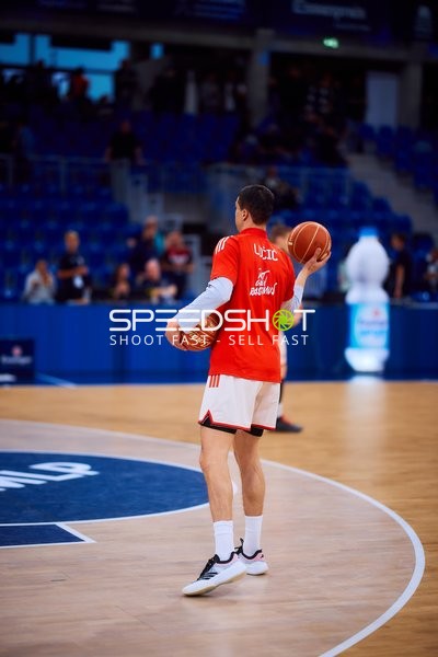 Spieler auf dem Court