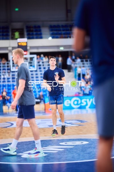 Spieler auf dem Court