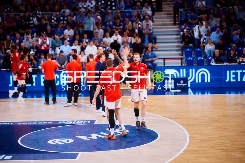 Basketball Spieler auf Court