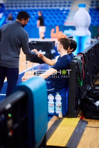 Spieler auf der Bank