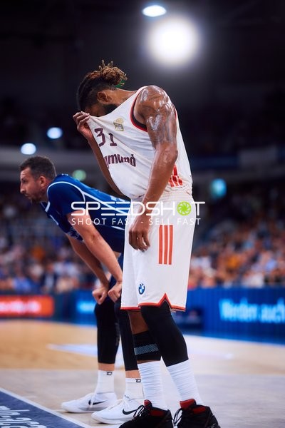 Spieler auf dem Court