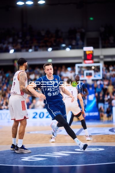 Spieler auf dem Court